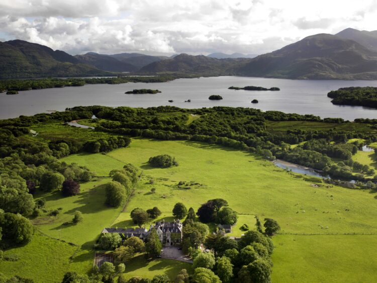 An aerial photograph of The Cahernane Hotel Killarney 2012. 
Picture by Don MacMonagle