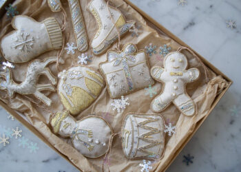 Linen decorations by Katie Larmour