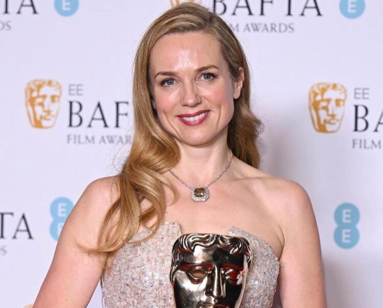 Kerry Condon at the BAFTAs. Photo shared by Curtis Brown Talent