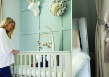 Soothing space: how a walk-in wardrobe was transformed into a beautiful nursery