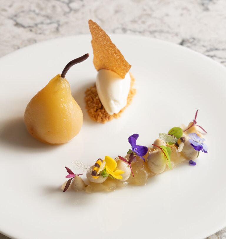 poached pear