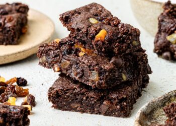 mince pie brownies