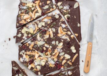 chocolate nut butter shards