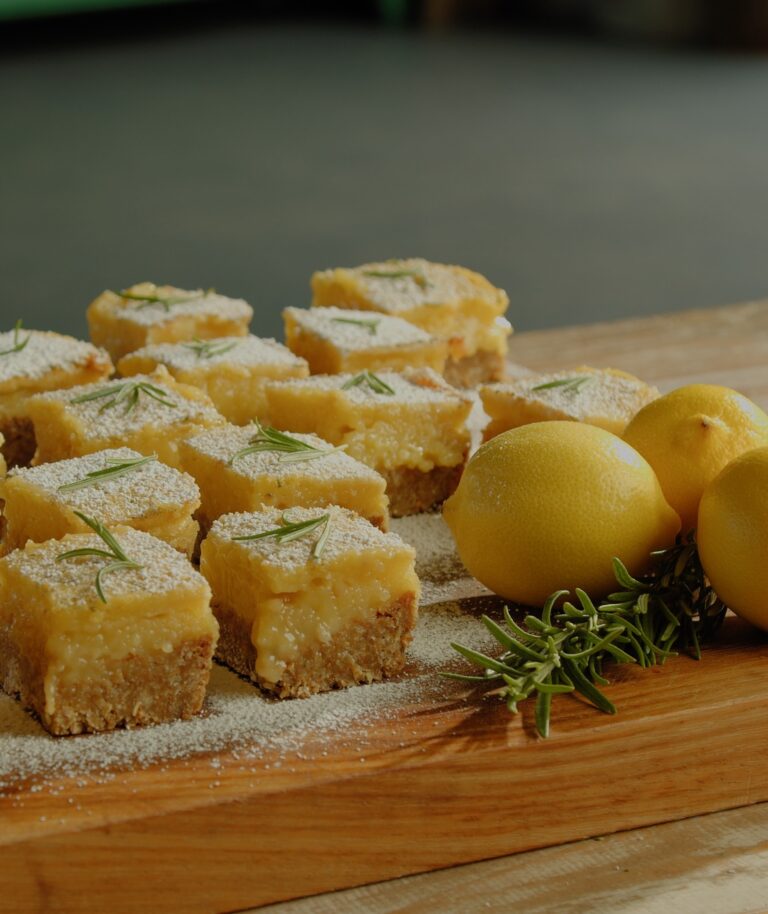 lemon and rosemary bar