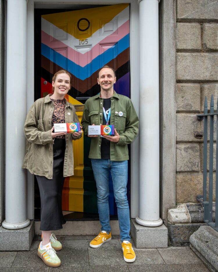 Tara Gartlan and John Mee of Outhouse  LGBTQ+ Centre