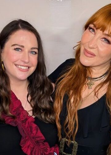Niamh with Charlotte Tilbury at the Magic Cream reformulation launch