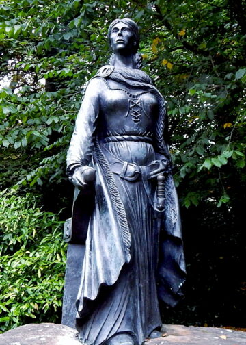 Grace O'Malley statue in Westport House Grounds, Co. Mayo