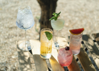 homemade cocktails with herbs