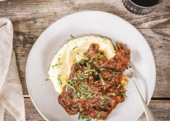 Recipe: Tuscan Lamb With Olives and Creamy Polenta